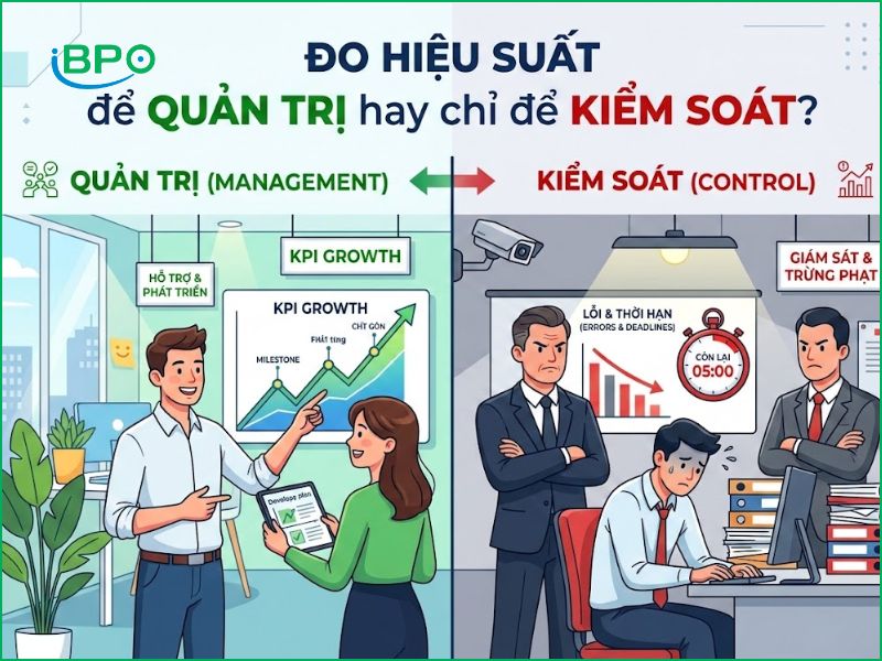 Đo hiệu suất để quản trị hay chỉ để kiểm soát